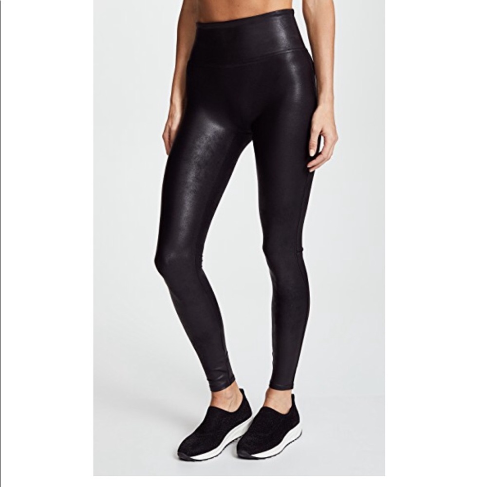 Spanx faux leather leggings